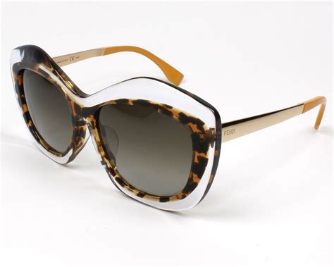 fendi ff 0029 s 7nqha crystal tortoise|Fendi Sunglasses 0029/F/S 07NQ Crystal 56.